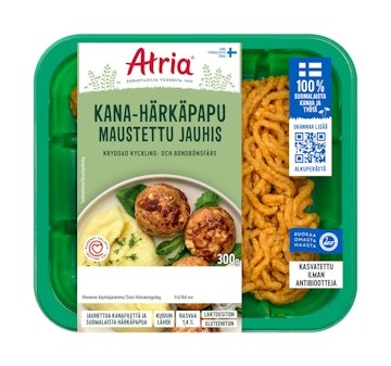 Atria Kana-Härkäpapu Jauhis Maustettu tarjous