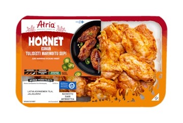 Atria Perhetilan kana hornet tulisesti marinoitu siipi tarjous