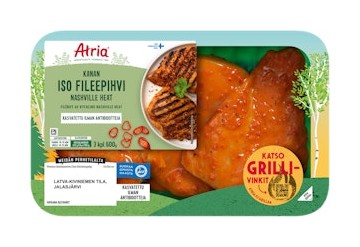 Atria Kanan iso fileepihvi Nashville heat 600 g tarjous