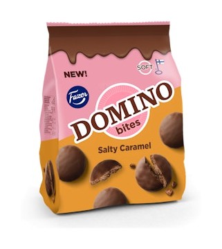 Domino Bites salty caramel tarjous