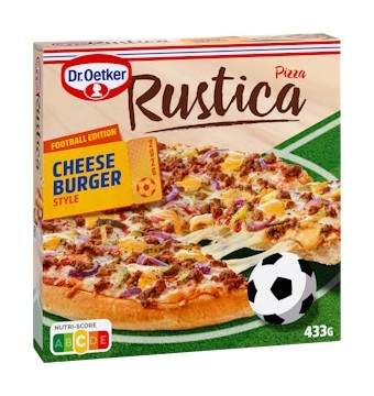 Dr. Oetker Rustica cheeseburger style pizza pakaste tarjous