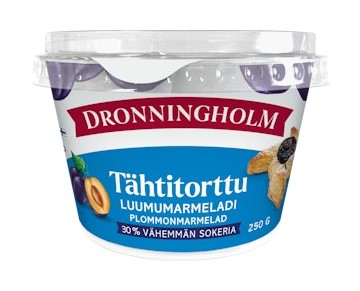 Dronningholm Tähtitorttu Luumumarmeladi vähemmän sokeria tarjous