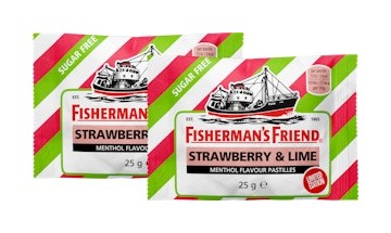 Fisherman's Friend Strawberry & Lime sokeriton tarjous