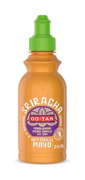 Go-Tan Sriracha kastikkkeet tai chili ketsuppi tarjous