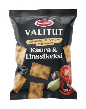 Kantolan Valitut kaura linssikeksi tomaatti ja sipuli tarjous