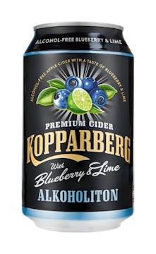 Kopparberg Blueberry-Lime siideri 0% tarjous