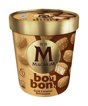 Magnum Bonbon Gold Caramel Billionaire Jäätelö Monipakkaus tarjous