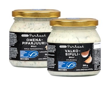 Pirkka Parhaat herkkusillit 150-250 g/100-125 g, MSC tarjous