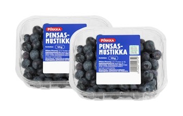 Pirkka Pensasmustikka 125 g tarjous