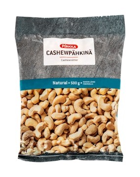 Pirkka Cashewpähkinä tarjous
