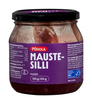 Pirkka Sillit 550/250 g MSC-sertifioitu tarjous