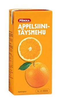 Pirkka appelsiinitäysmehu tarjous