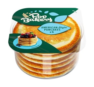 Pop Bakery Amerikkalaistyyliset pannukakut tarjous