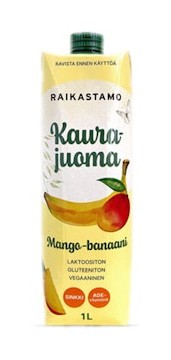 Raikastamo Kaurajuoma mango-banaani tarjous