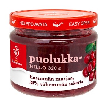 Saarioinen hillot vähemmän sokeria tarjous