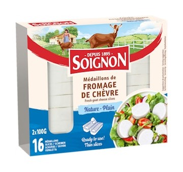 Soignon viipaloitu vuohenjuusto tarjous