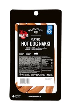 Tamminen hot dog nakki tarjous