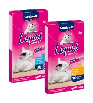 Vitakraft Kissan Liquid snack, Jelly lovers ja Drink makupalat tarjous