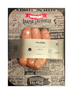 Wotkin's Palermo raakamakkara tarjous
