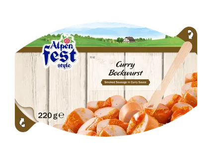 Alpenfest Currymakkara-snack tarjous
