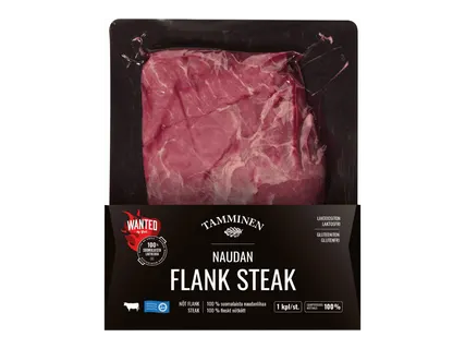 TAMMINEN Naudan Flanksteak tarjous