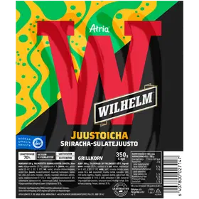 Atria Wilhelm Juustoicha grillimakkara tarjous