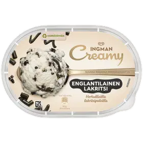 Ingman Creamy Englantilainen lakritsi Jäätelö tarjous