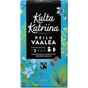 Kulta Katriina Reilu Vaalea suodatinkahvi Reilu kauppa tarjous