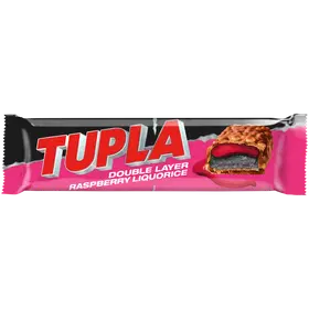 Tupla Double Layer Raspberry Liquorice suklaapatukka tarjous